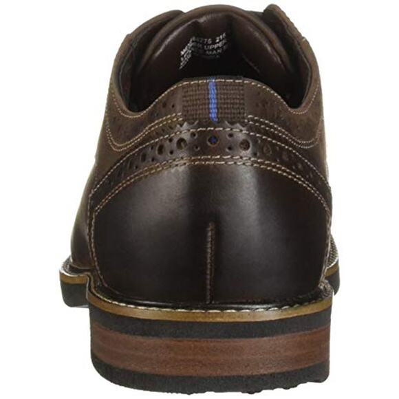 NWT Nunn Bush Overland Cap Toe Oxford Brown Chamois Leather Men’s 7M - Picture 6 of 7